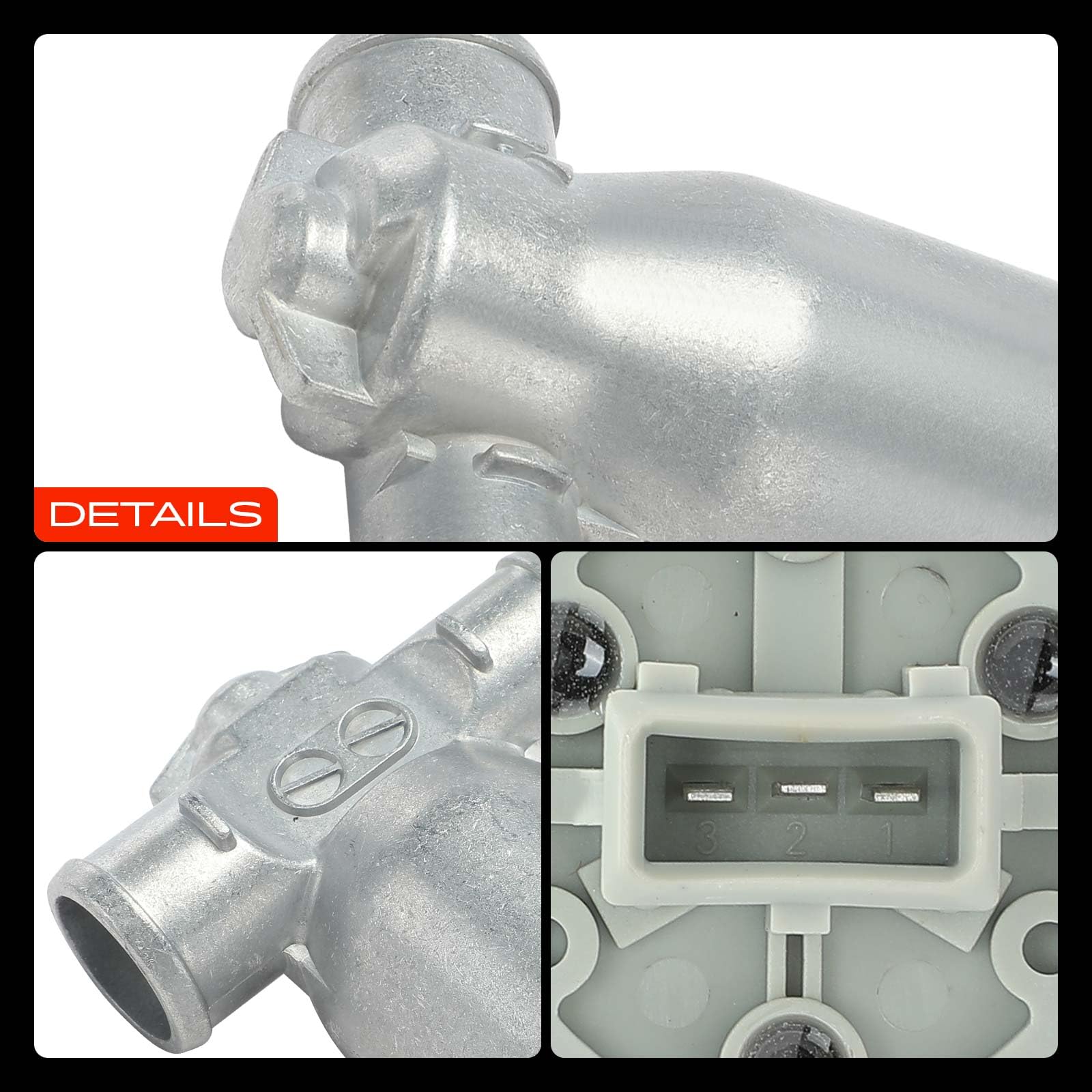 Frankberg Válvula reguladora de ralentí Regulador de ralentí Gasolina Compatible con Serie 3 cabrio E46 2.2L Serie 3 E46 2.2L Serie 5 E39 2.5L Serie 5 E39 2.0L Serie 3 cabrio E46 3.0L Replace# AC399