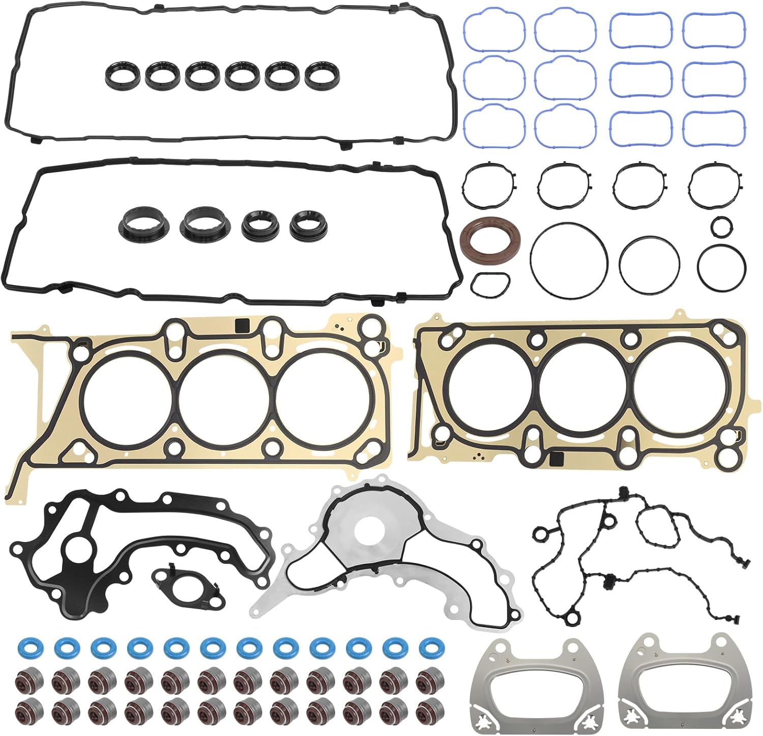 HGS1184 3.6L Cylinder Head Gasket Set Compatible with Chrysler,Compatible with Dodge Ram/1500/Durango/Grand Cherokee,Compatible with Jeep 2016-2022 360cc V6 24V DOHC