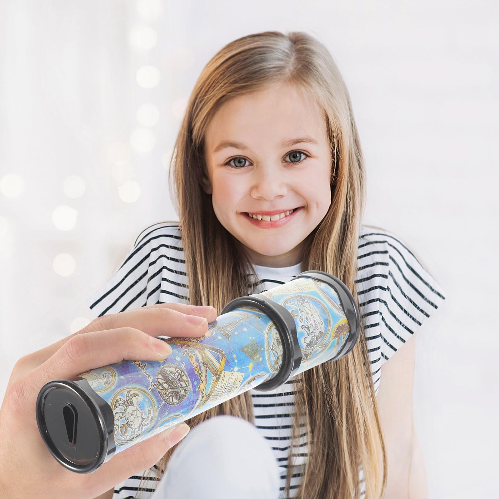 jojofuny 2 Piezas de Niños Caleidoscopio Juguete Clásico Mundo Mágico Caleidoscopio Educativo Juguete Regalo Novedad Juegos para Niños Niñas