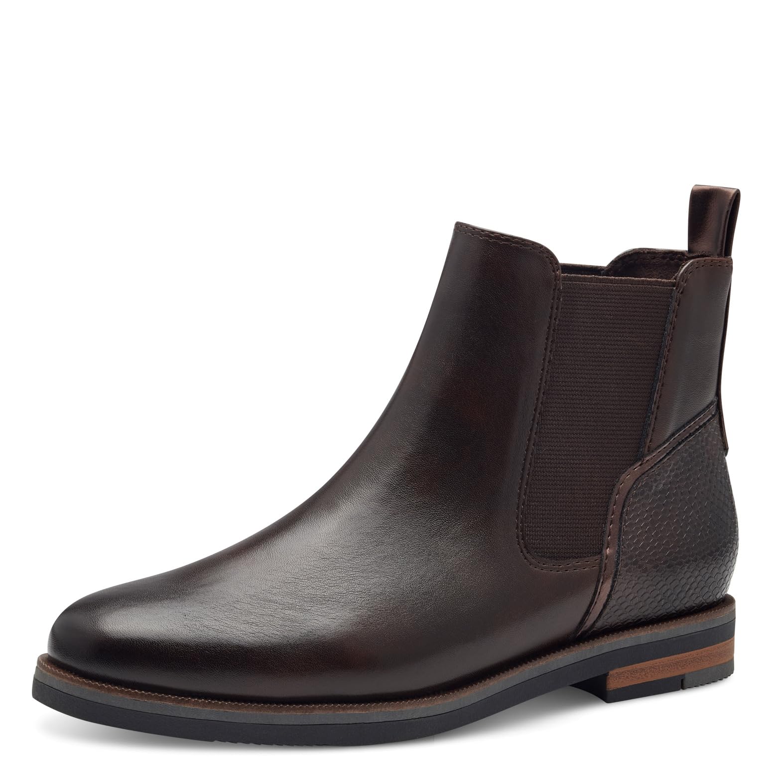 MARCO TOZZI Women's Chelsea Boots 2-25357-41, Chestnut Comb, 6 UK