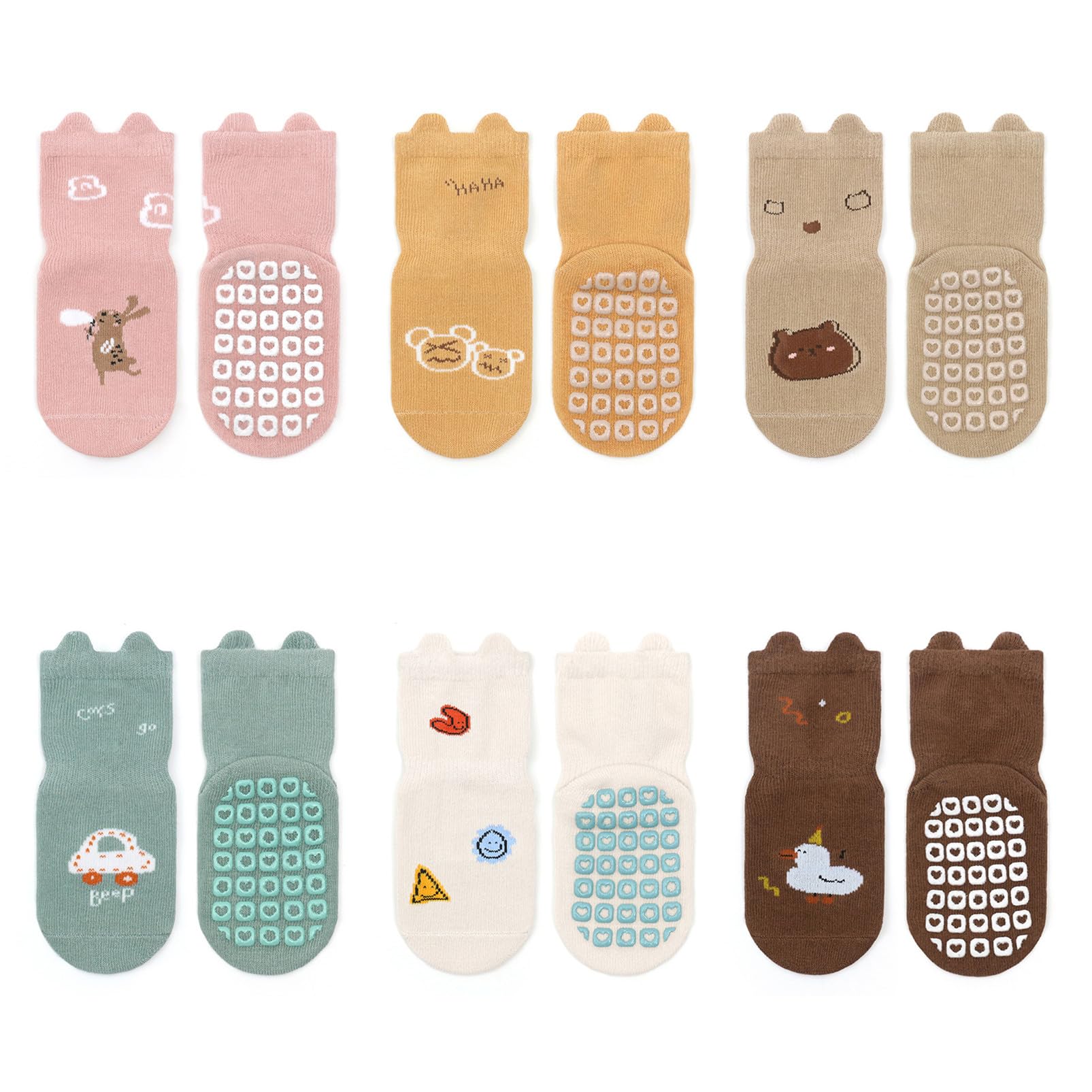 outfit spring Calzini Antiscivolo Bambino Bambina Calze Antiscivolo in Cotone Motivi Animali Neonata Bambini Calzini Invernali 0-12 Mesi 1-5 Anni Compleanno Regalo