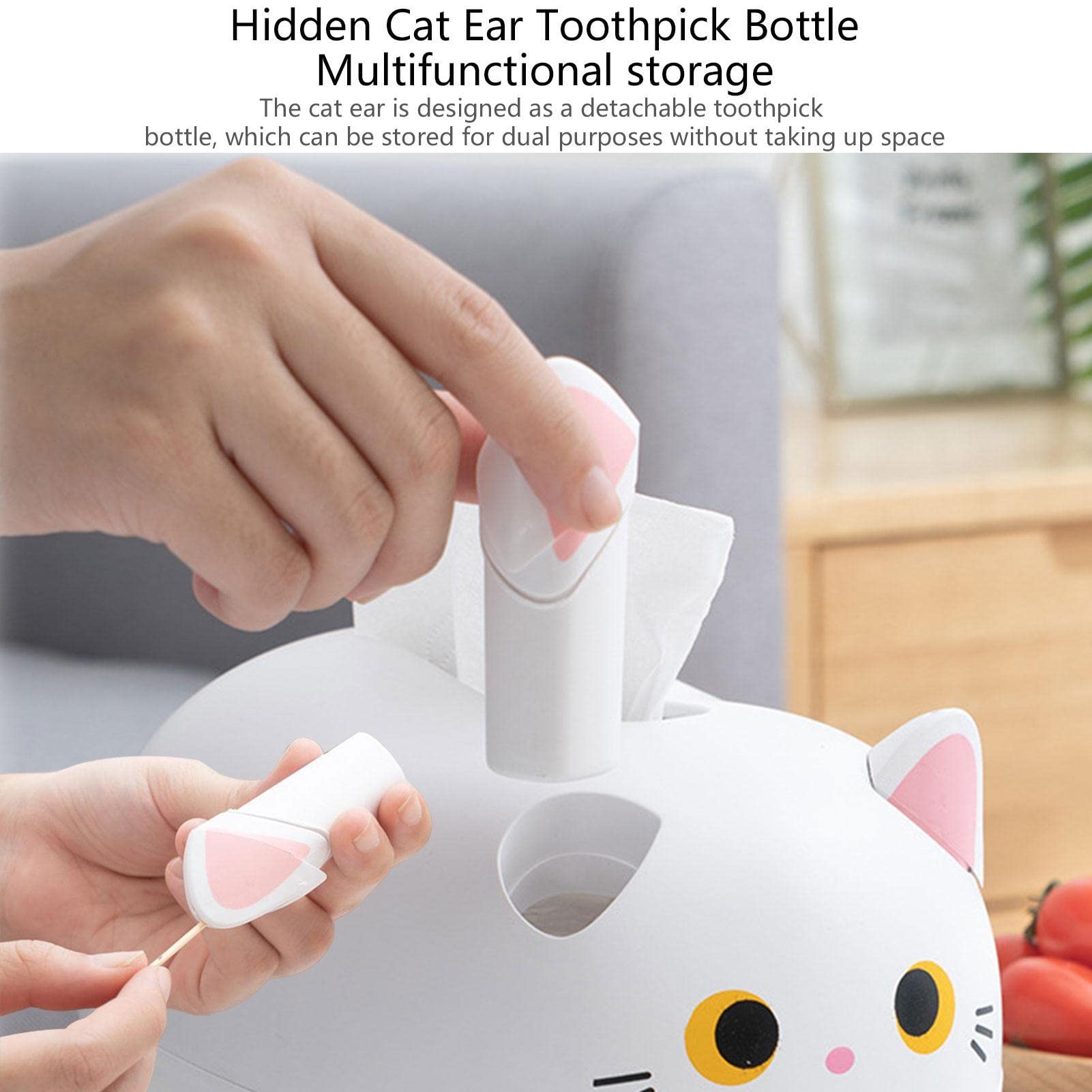 Amazon｜猫のティッシュボックス、かわいい漫画の猫の形のティッシュ