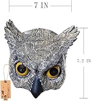 Vista 66 de YU FENG Máscara de disfraz para Halloween, mascarada, cosplay, fiesta divertida