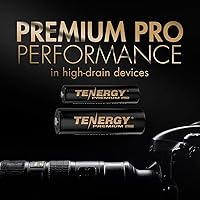 Vista 2 de Tenergy TN480U - Cargador rápido con pantalla LCD de 8 bahías con 8 paquetes de pilas AA y 8 paquetes de pilas AAA Premium Pro recargables