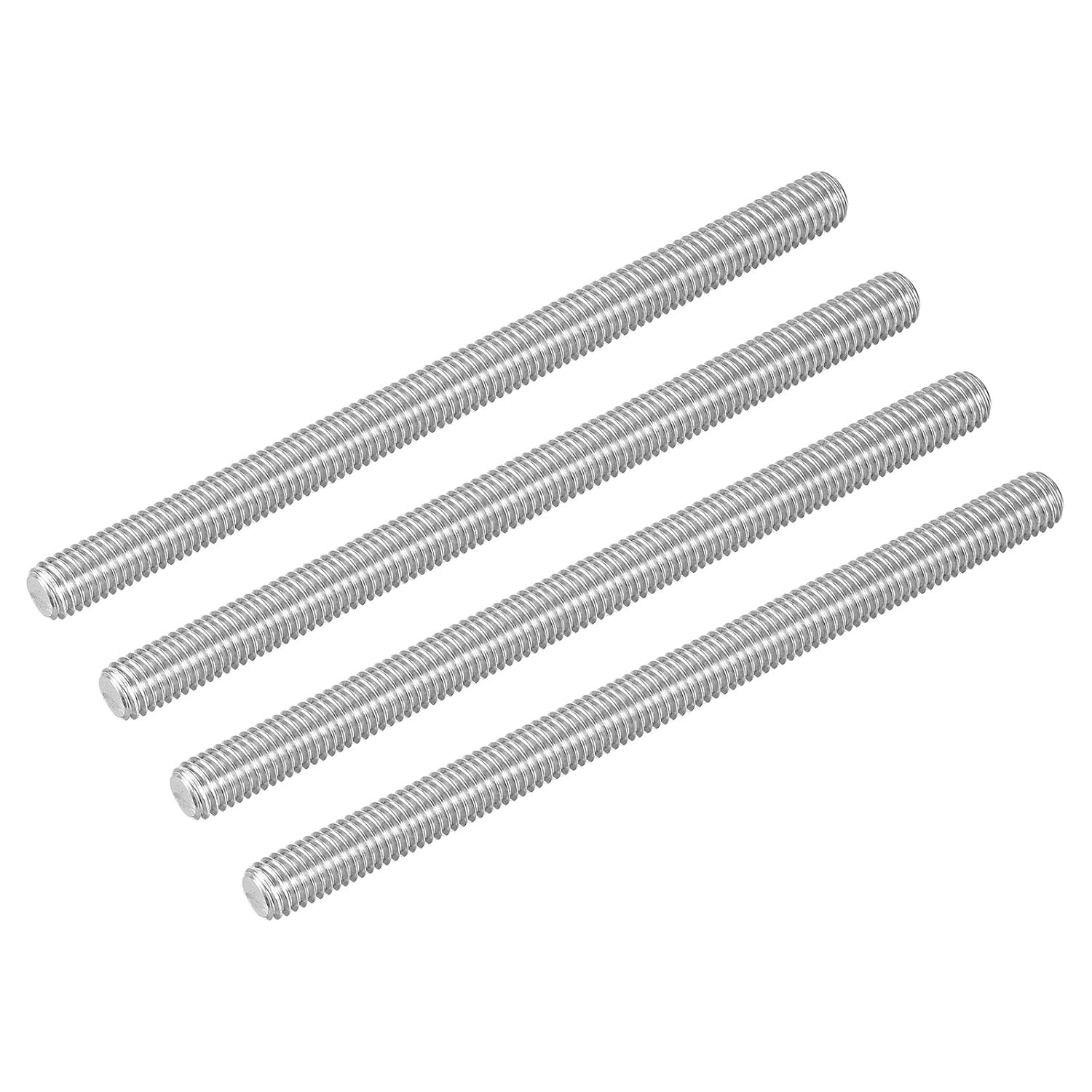varilla completamente roscada, 4 Uds 304 M8 sujetadores de pasador completo longitud 90-240Mm for industrias automotrices y construcción(M8x140mm)