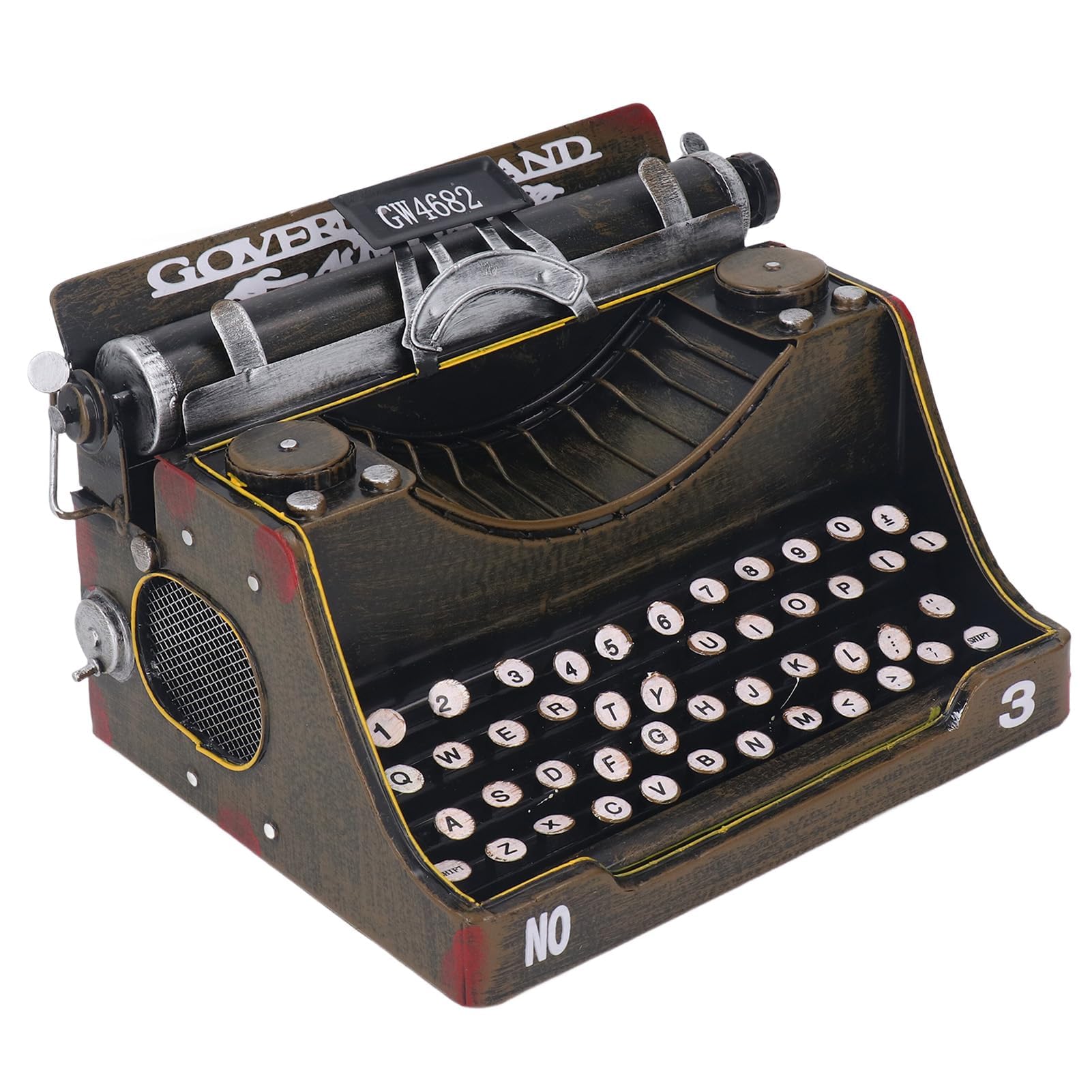Vintage Retro Schreibmaschine, Handgefertigtes Dekorationsmodell aus Vintage Eisen f¨¹r Zuhause, Wohnzimmer, Anl?sse & Veranstaltungen