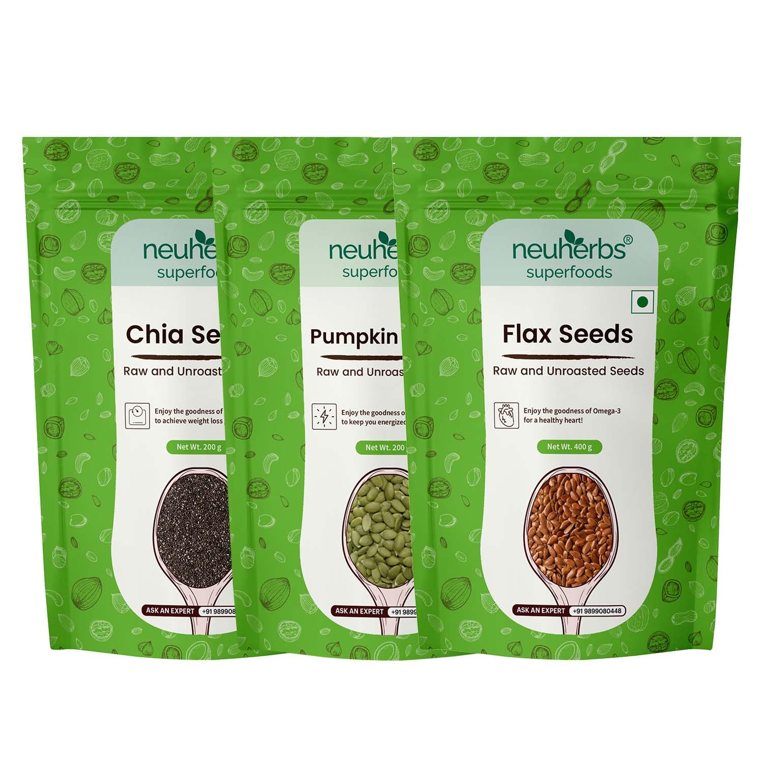 See full amazon price history chart for Neuherbs Unroasted Flax, Chia, and Pumpkin Seeds Combo for Improved Bone Health-(Flax seeds 400g + chia seeds 200g + pumpkin seeds 200g) Neuherbs Unroasted Flax, Chia, and Pumpkin Seeds Combo for Improved Bone Health-(Flax seeds 400g + chia seeds 200g + pumpkin seeds 200g) (B08Y6RJ3G4) Amazon Price History, Amazon Price Tracker