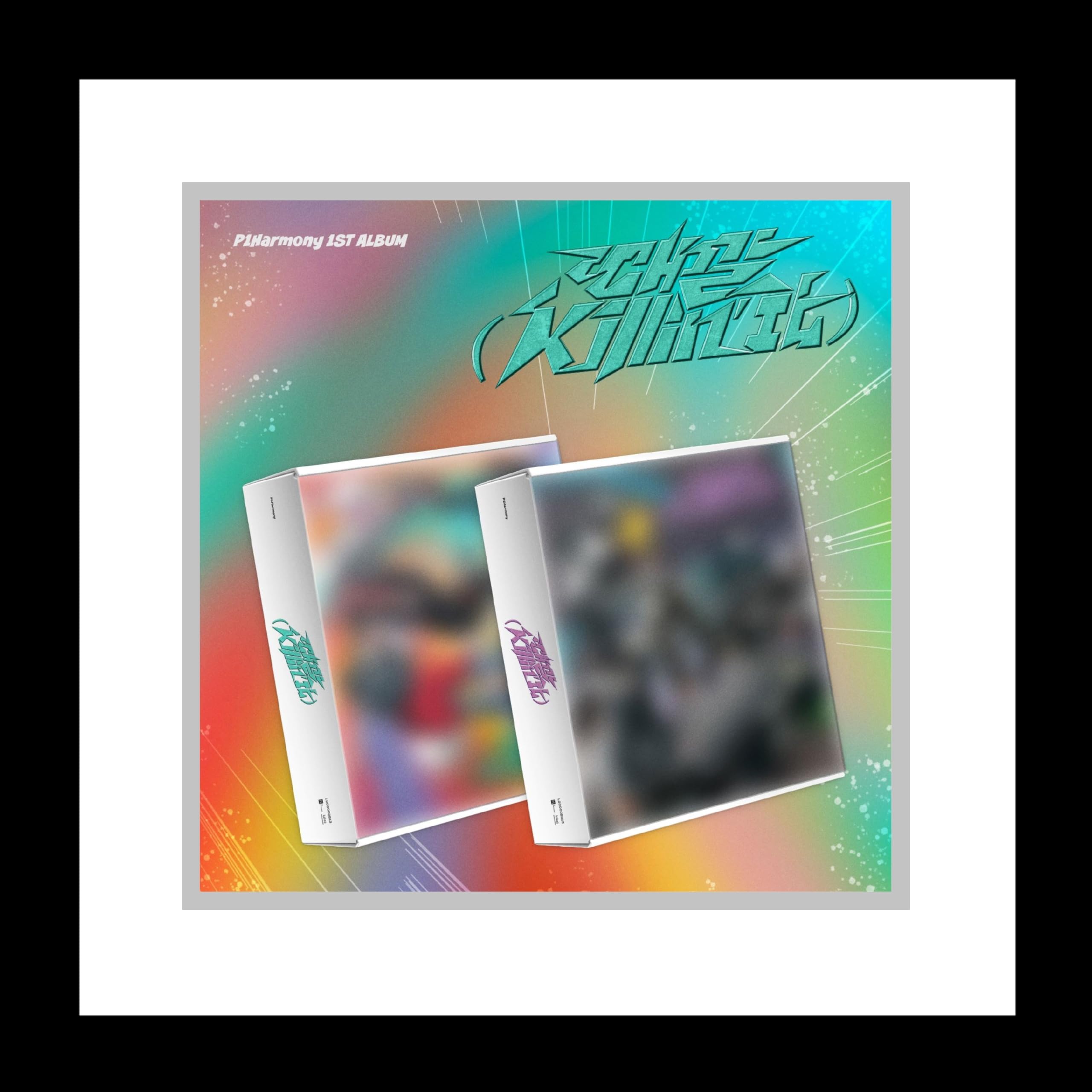 P1HARMONY ๋๊น Killin' It 1st Album 2 Version SET 1p Folded Poster on Pack+96p PhotoBook+1p Thanks to PostCard+1ea Sticker+1p Unit PhotoCard+1p Selfie+1p Polaroid+Tracking Sealed P1H
