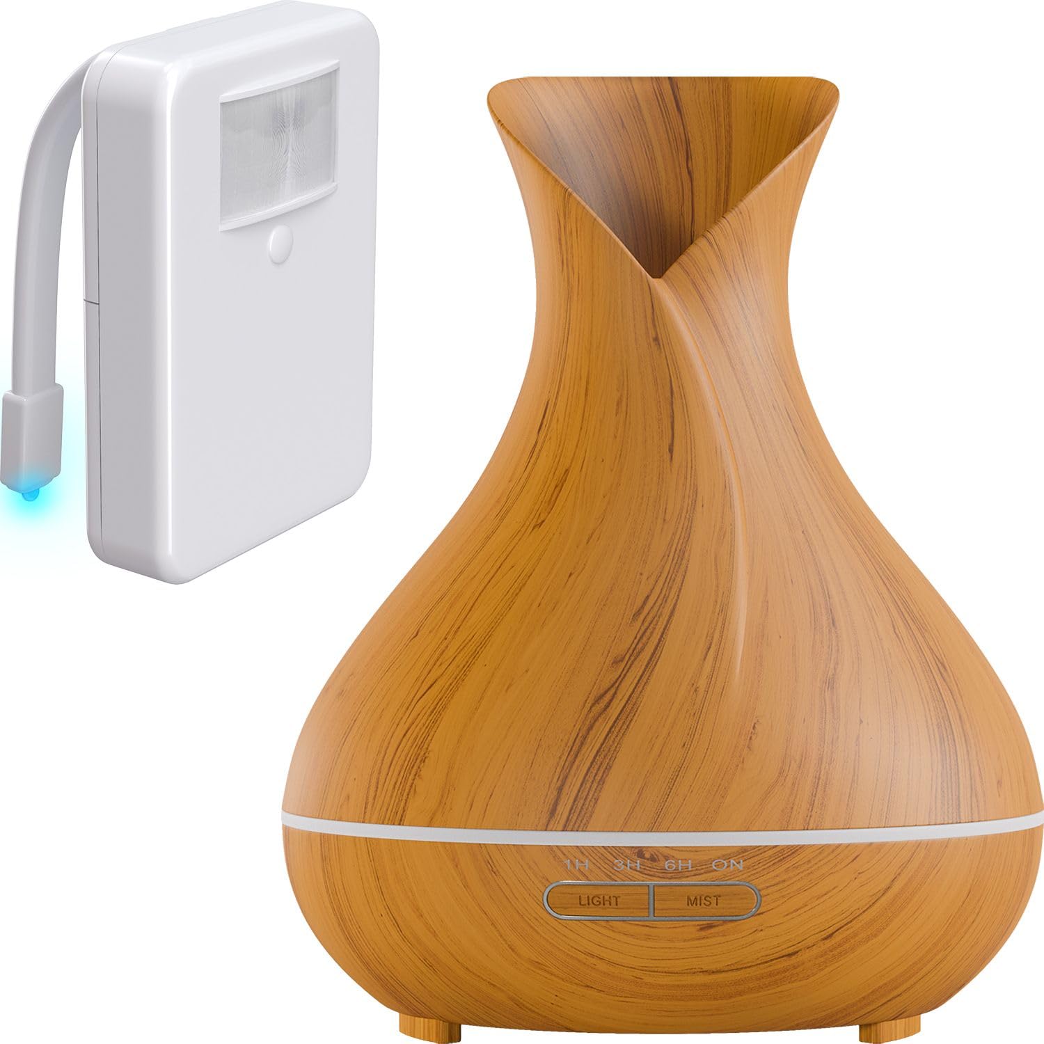 LumiLux Toilet Light& Everlasting Comfort Oil Diffuser - Illuminate Your Nights & Enhance Your Atmosphere