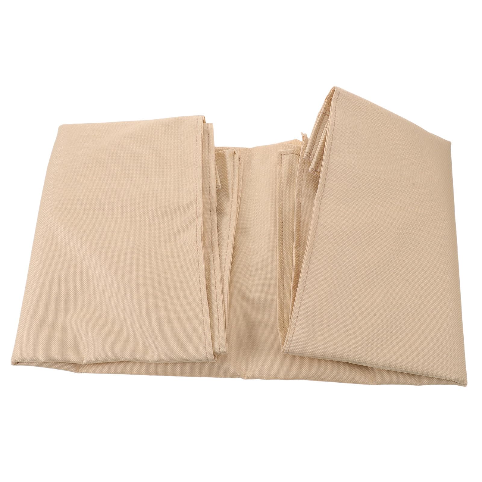 Sacchetto Bordi Rinforzati Interno Carrello Lavanderia Rimovibile Rettangolare Beige con Fibbia in Ferro Base Antiscivolo per Trasporto Sicuro Lavanderie Commerciali