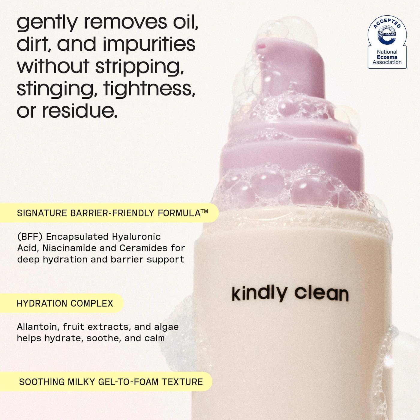 Sincerely Yours Kindly Clean Hydrating and Soothing Foaming Gel Cleanser product thumbnail 3