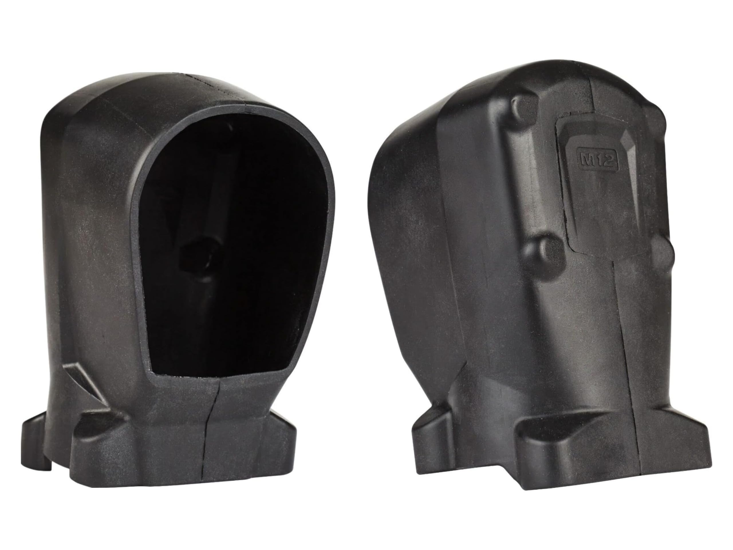 COEOPNC pack of 2 New 49-16-2564 M12 Right Angle Impact Wrench Protective Rubber Boot black Parts Assembly For Milwaukee Replacement Accessories
