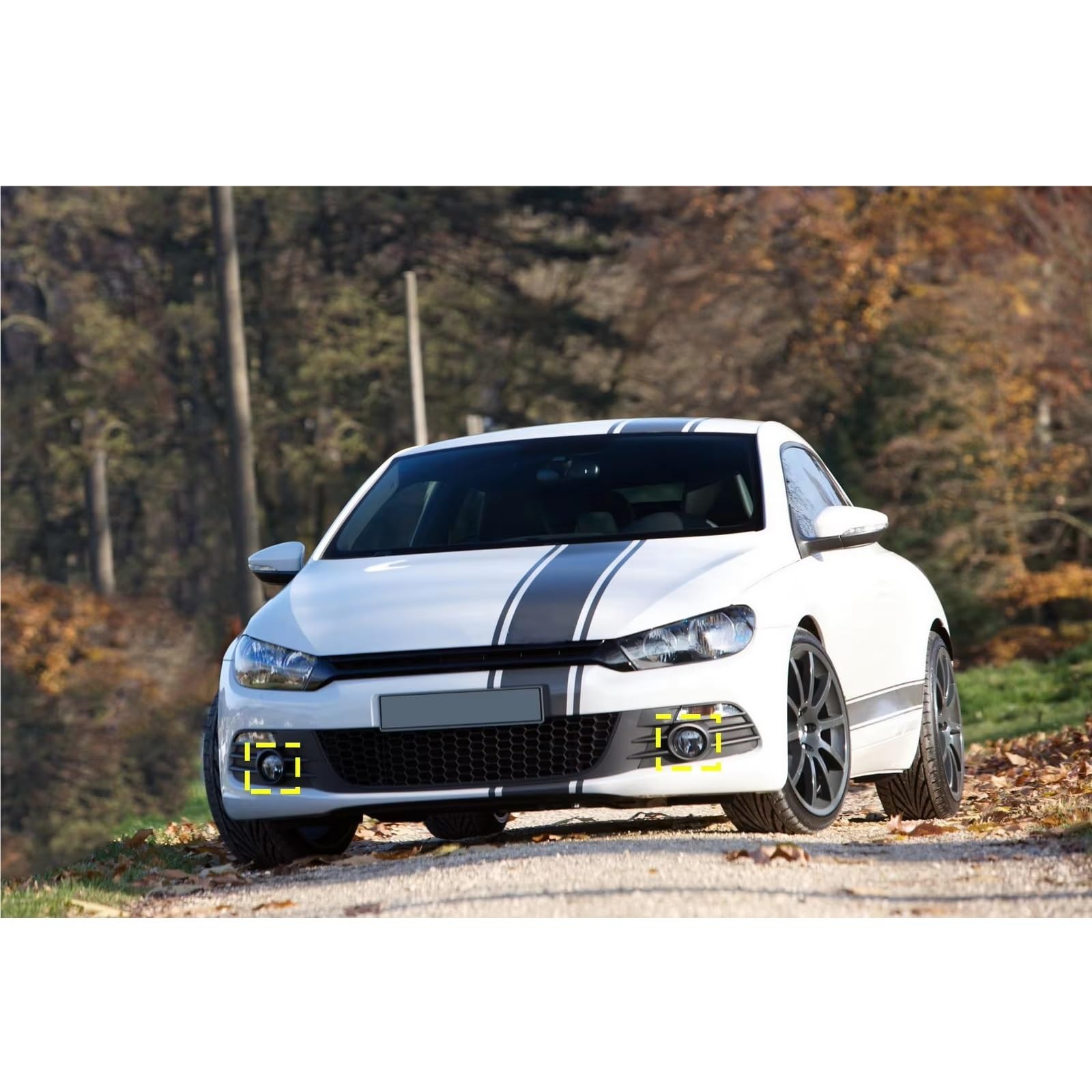 Fendinebbia Anteriore Compatibile Con Per Scirocco Coupe 2008 2009 2010 2011 2012 2013 2014 Sinistra Destra Paraurti Anteriore Fendinebbia Gruppo Lampada