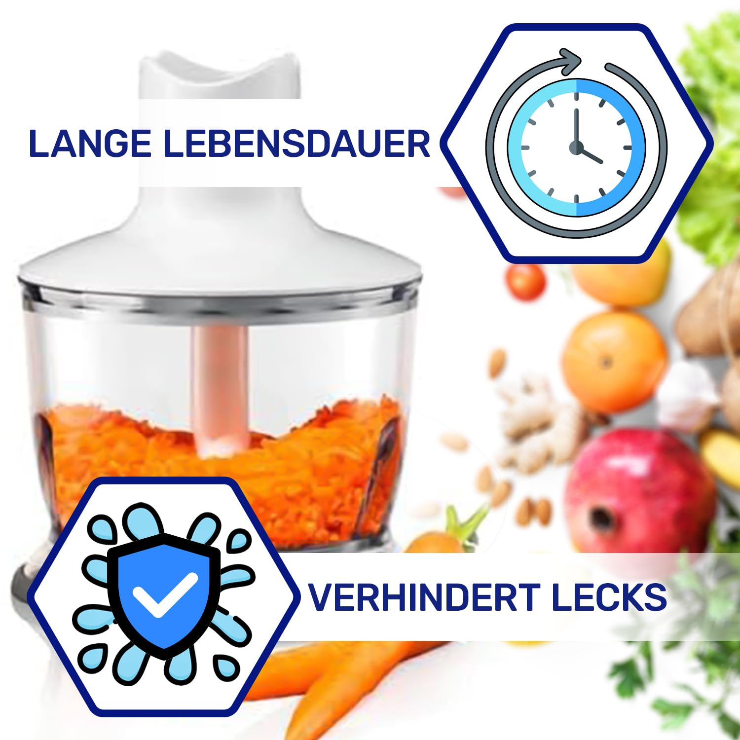MONTERAL Deckel für den Mixeraufsatz mit dem Originalcode BR67050135 für Braun - Garantie 10 Jahre