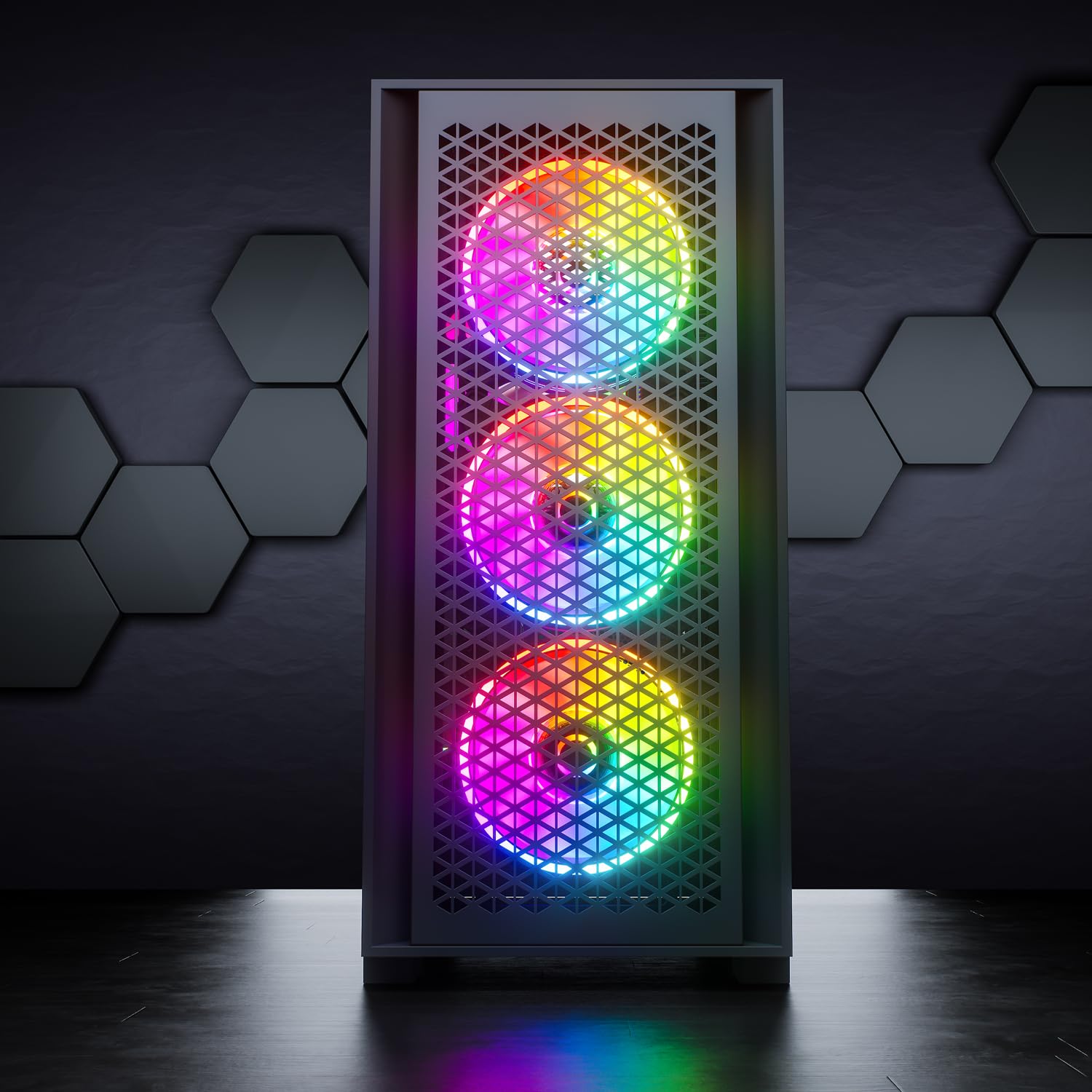 GameMachines Flow - Gaming PC - AMD Ryzen 7 5700X - GeForce RTX 5060-1TB SSD - 16GB DDR4 - WLAN - Win 11 Professional