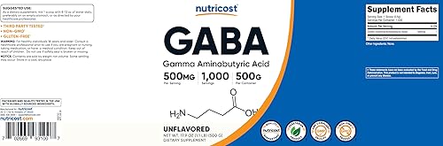 Miniatura 6 de Nutricost Polvo puro GABA 1764oz ácido gamma aminobutírico 1764oz11 libras