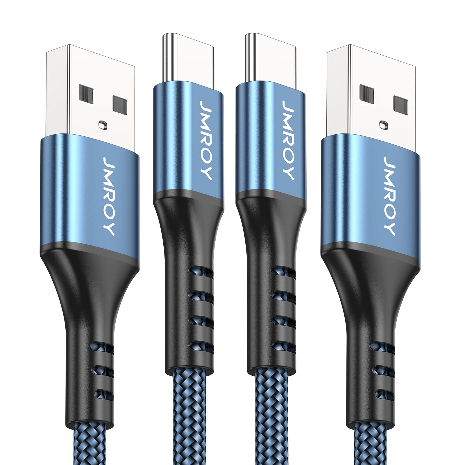 Cavo di ricarica USB C (2M+1M) tipo C caricabatterie ricarica rapida 3.1A cavo per Samsung Galaxy S21 S20 S10 S9 S8 A12 A20e A21s A40 A51 A70, Huawei P30 P20 P40, Xiaomi, Sony Xperia Switch