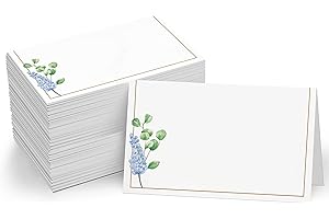 110 PCS Easter Placecards: Elegant Floral Design Seating Cards for Special Occasions