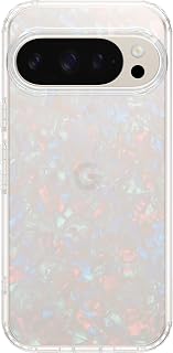 LONLI Hue Case for Google Pixel 10 Pro XL - White Pearl Tort Phone Case - [360° Shock-Absorbent Bumper] - Add a Timeless and Luxurious Touch
