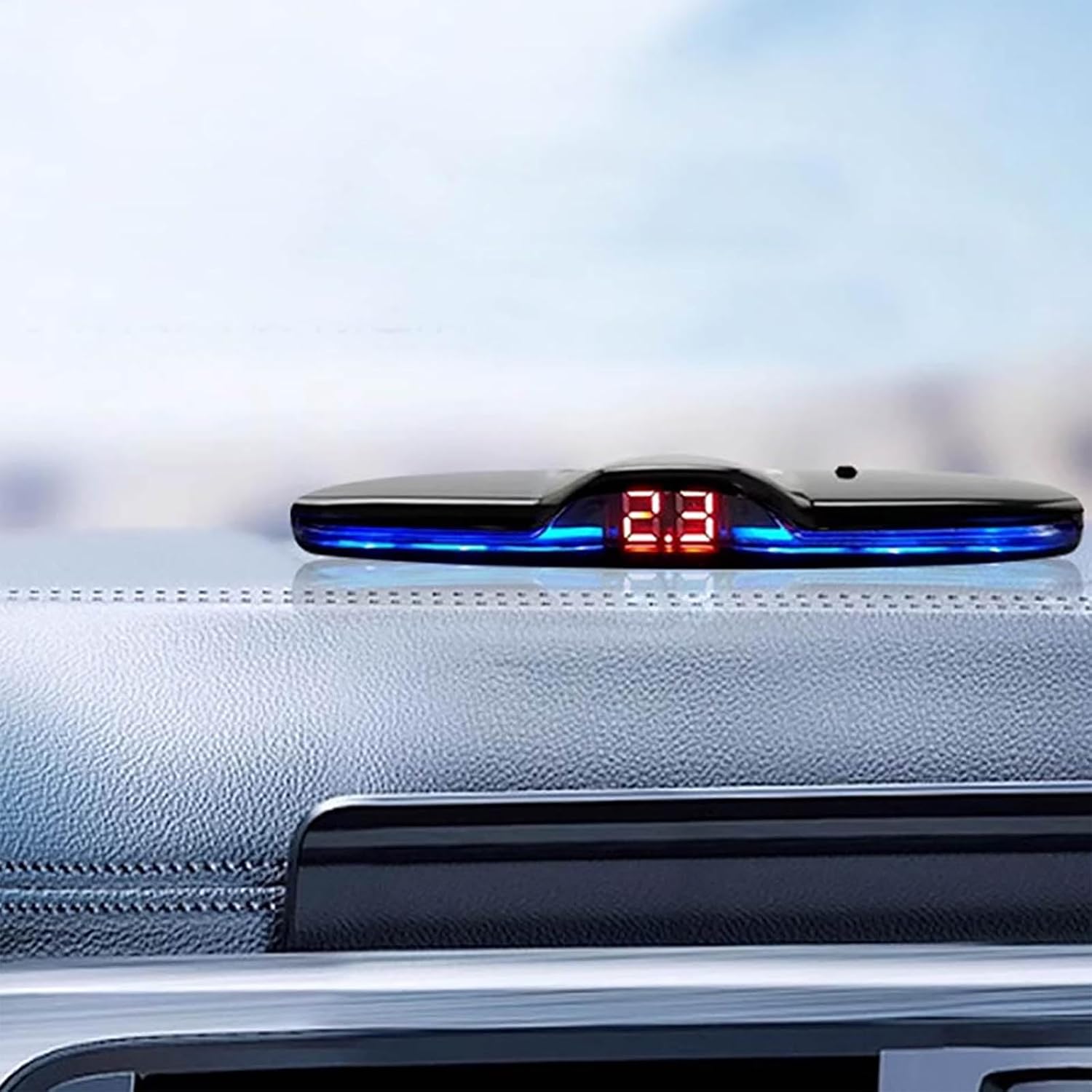 Car Parktronic Parking Built-in Plane Sensors Rear Reversing Backup System with 4 Sensors LED Light Distance Display Warning Buzzer Distance Detection