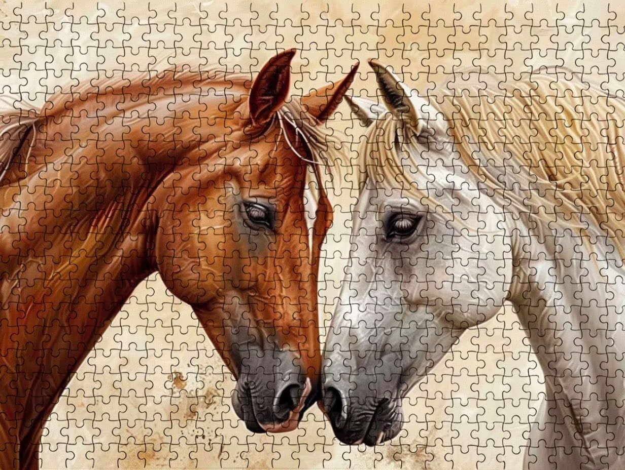 Puzzle dla dorosłych 1000, Animal Horse, Classic YHPGL0-205