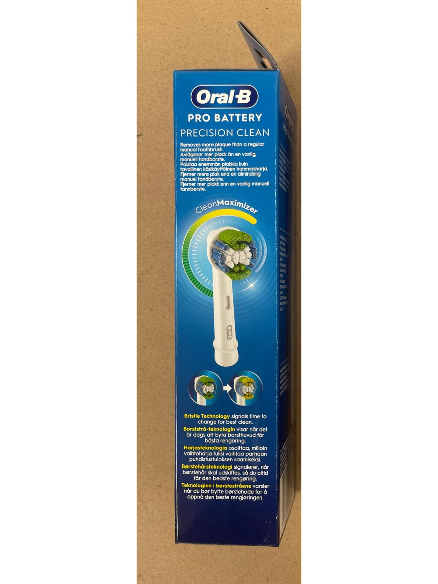Braun D4010 Advance Power - Cepillo de dientes (2 unidades)
