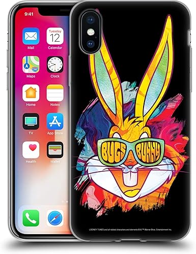 Miniatura 121 de Head Case Designs Funda de gel suave con licencia oficial de Looney Tunes Retro Bugs Bunny compatible con Apple iPhone 11 Pro Max Retro,Blanco y