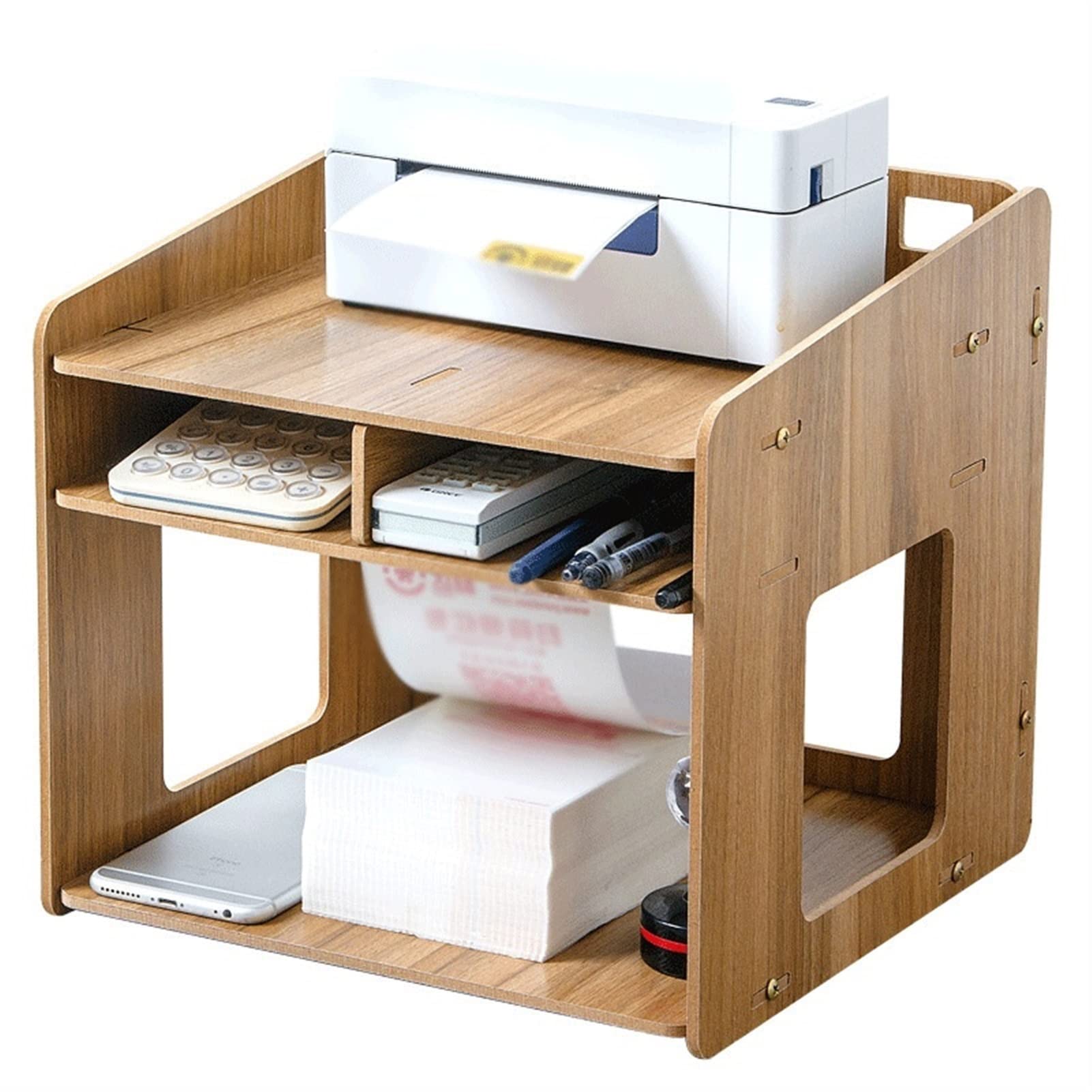 Stand di Stampa per Ufficio Stampante Stand Office Desktop Small File Organizzatore Home Desktop Scaffale for la casa Multifunzione Scaffale Stampante Staffa Scanner Fax (Color : A)