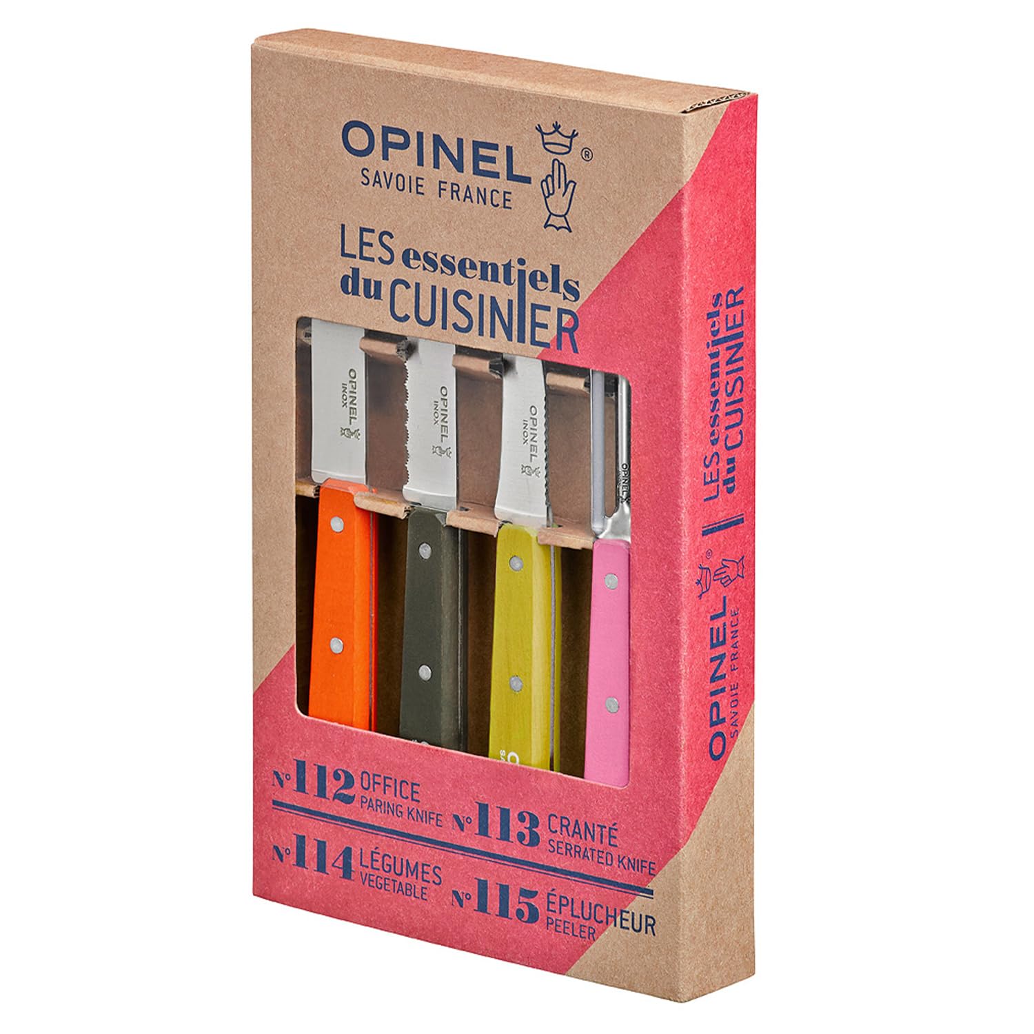 OPINEL OP01452 Cuchillo tascabile,Unisex - Adulto, Rosa, un tamaño