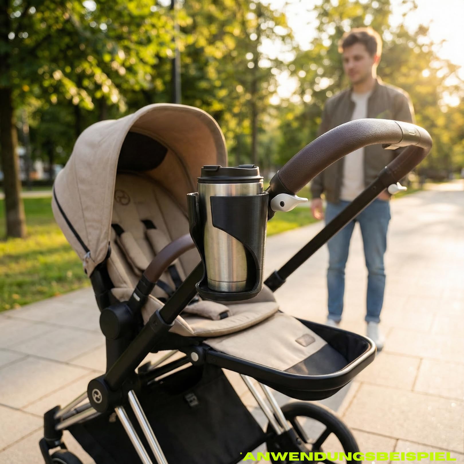 Portabevande per passeggino Cybex, compatibile con Priam, e-Priam, Mios, Balios SLine, Talos S-Line, Melio-Linee, Gazelle S, Libellella, Eezy S Line, Beezy, Coya