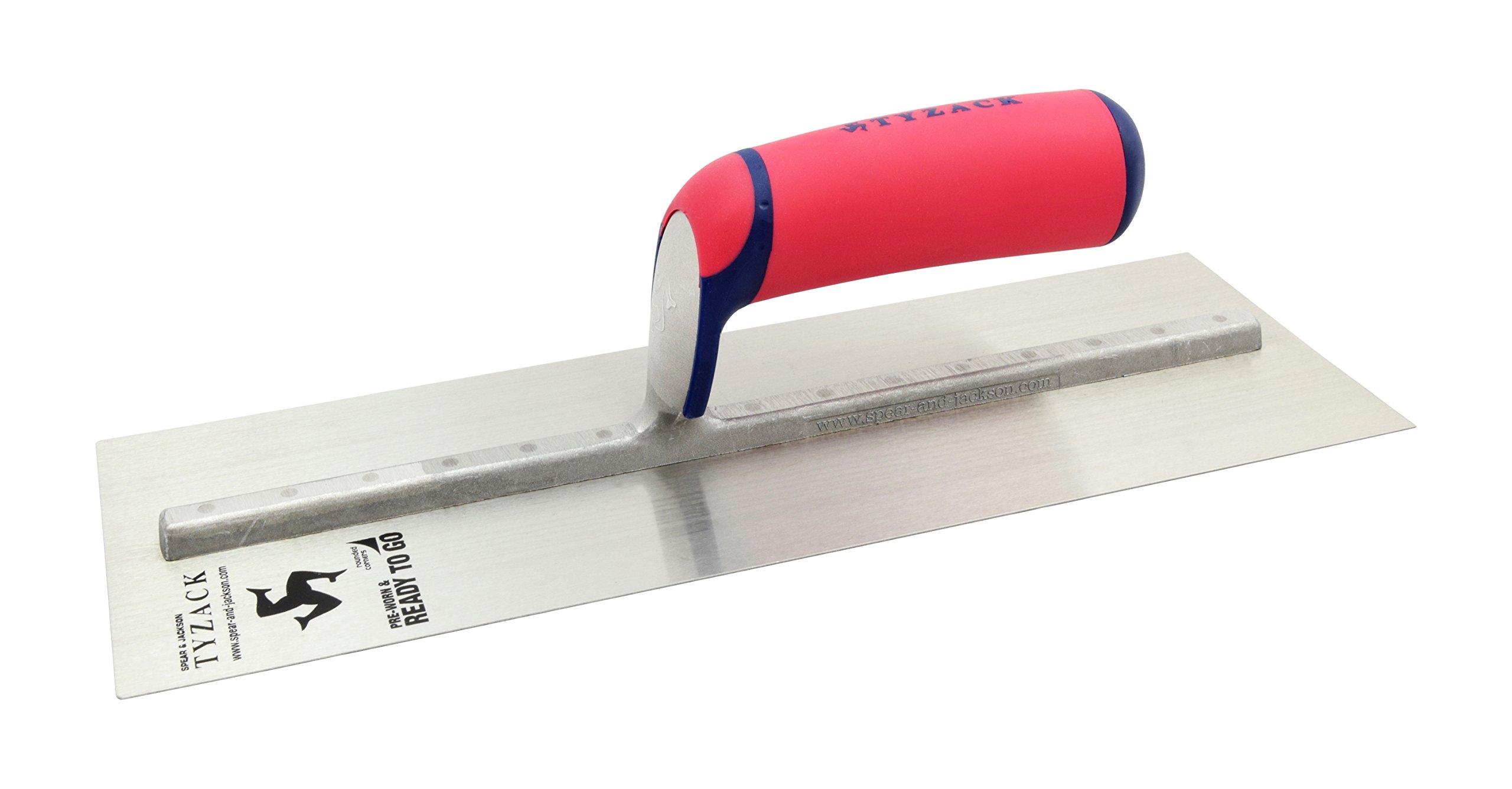 Spear & Jackson 13458ERTG Tyzack Enhanced Ready to Go Finishing Trowel, Silver, 13 Inch