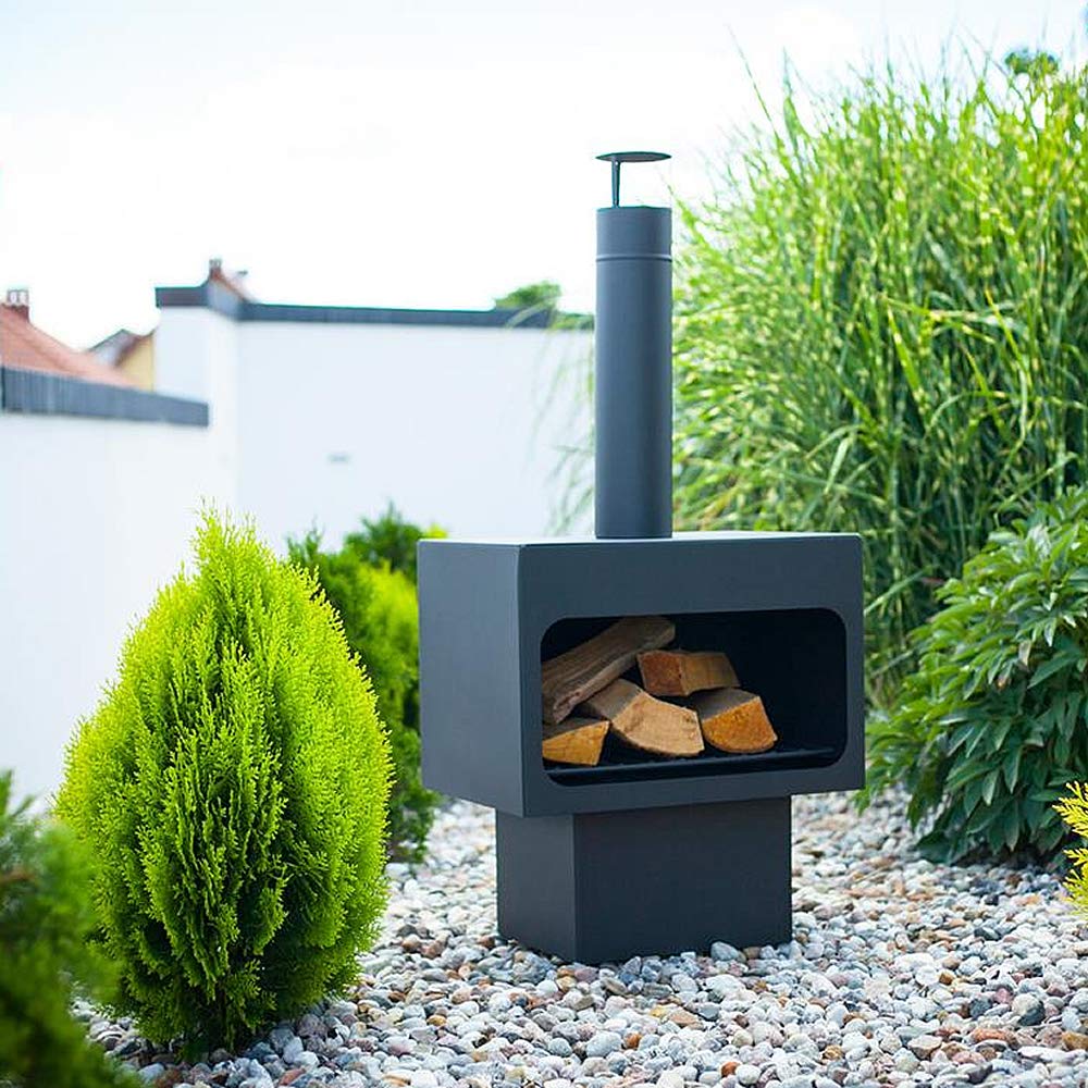 GARDENER 201-2 Gartenkamin Kamin Terrassenofen lackiert 56x40 cm ***NEU***