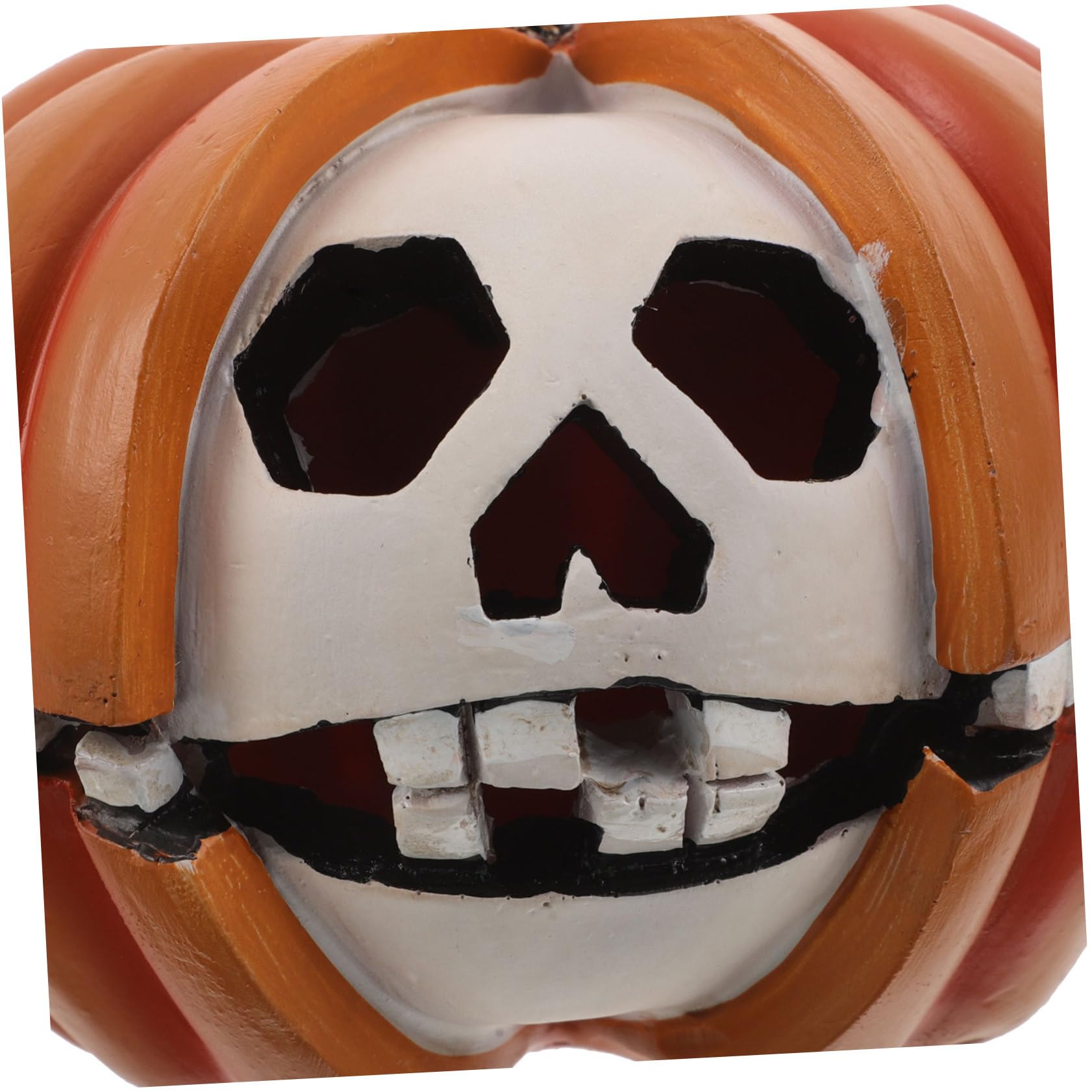 PRETYZOOM 3 Piezas Esqueleto De Calabaza De Halloween De Calabaza Halloween Figura Fantasma y Adorno De Esqueleto Decoración De La Fiesta del Cráneo Resina