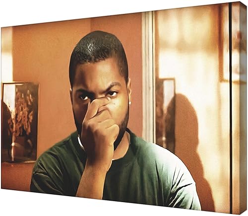 Vista 24 de Divertido Arte de Pared de Baño de Película - Pósteres de Humor de la Película Primo Eddie para Decoración de Navidad - Impresiones en Lienzo