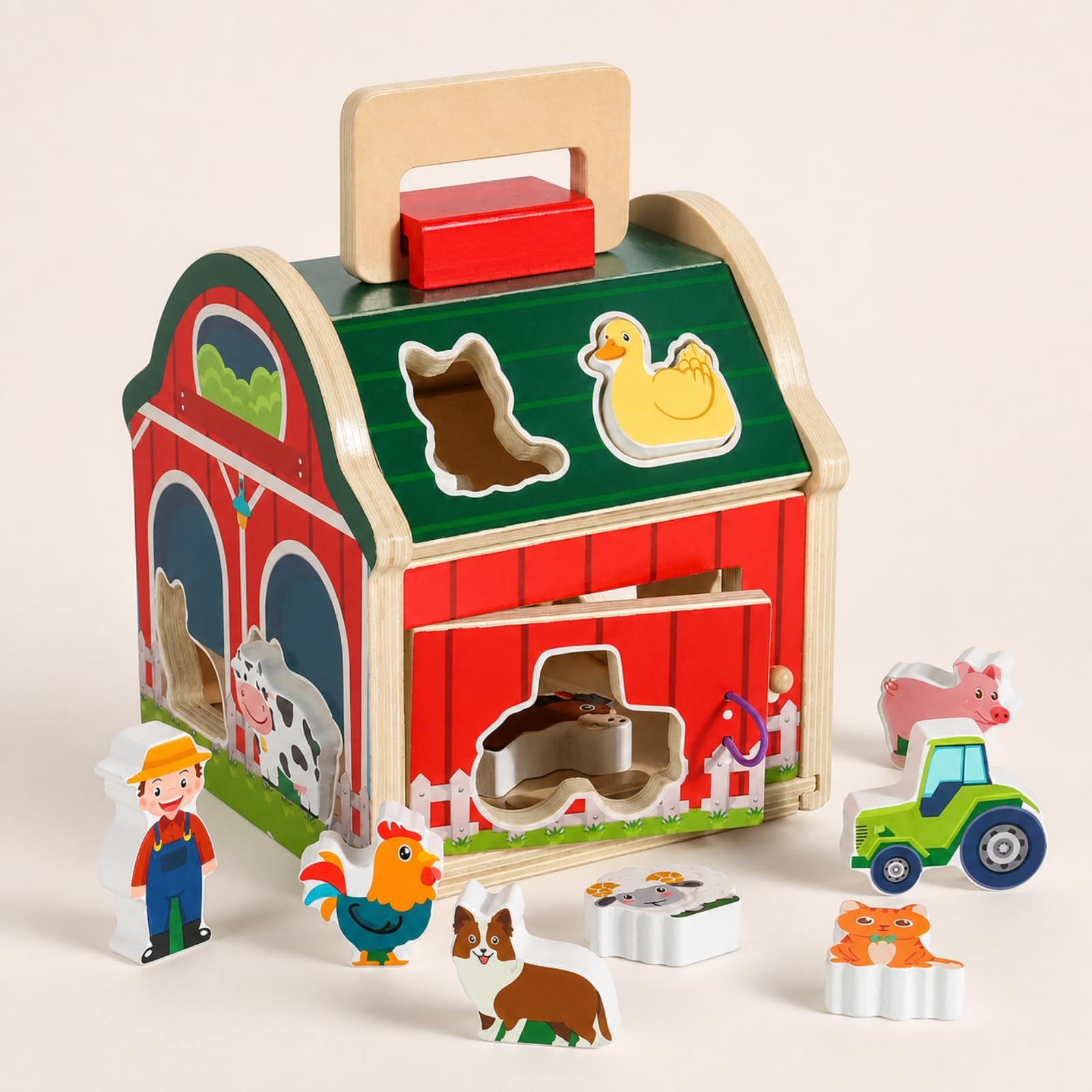 Harilla Casetta Incastro | Montessoriano, Tile, Gioco di Associazione Forme, per Asilo