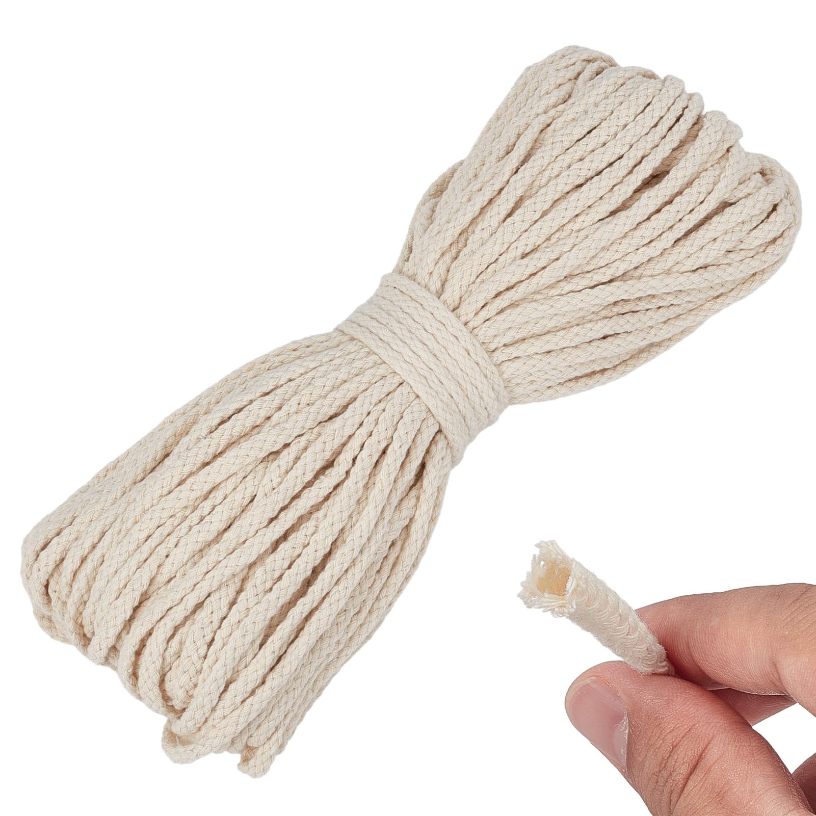 Cordón de algodón de 6mm suave que evita deformaciones al coser almohadas