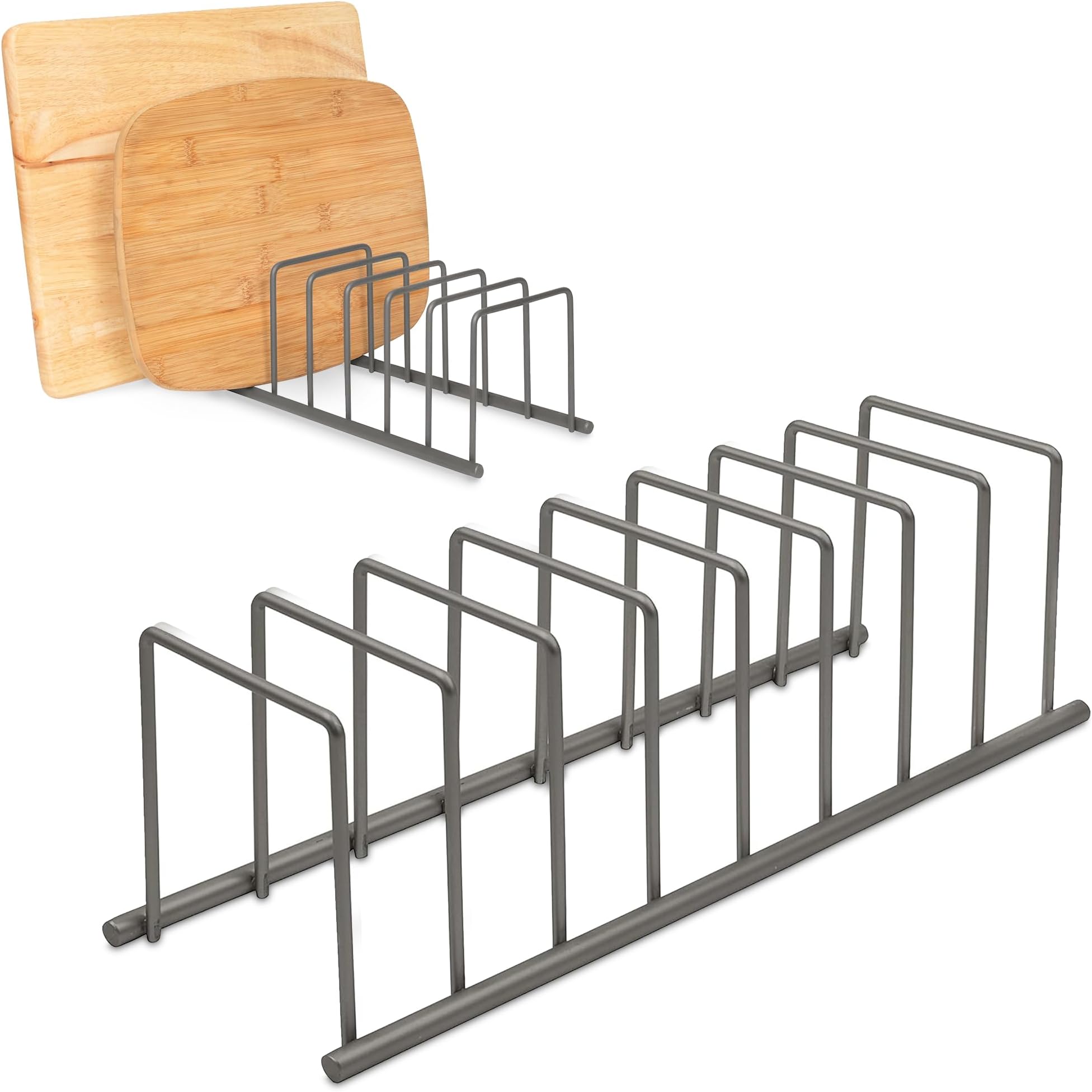 Spectrum Diversified Euro Kitchen Organizer Industrial Gray