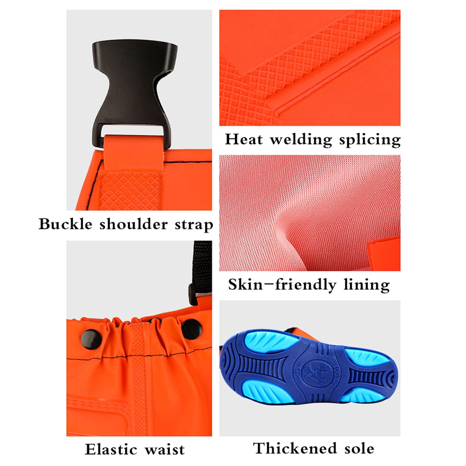Cross Water Cuissardes de pêche imperméables avec Bottes Enfant