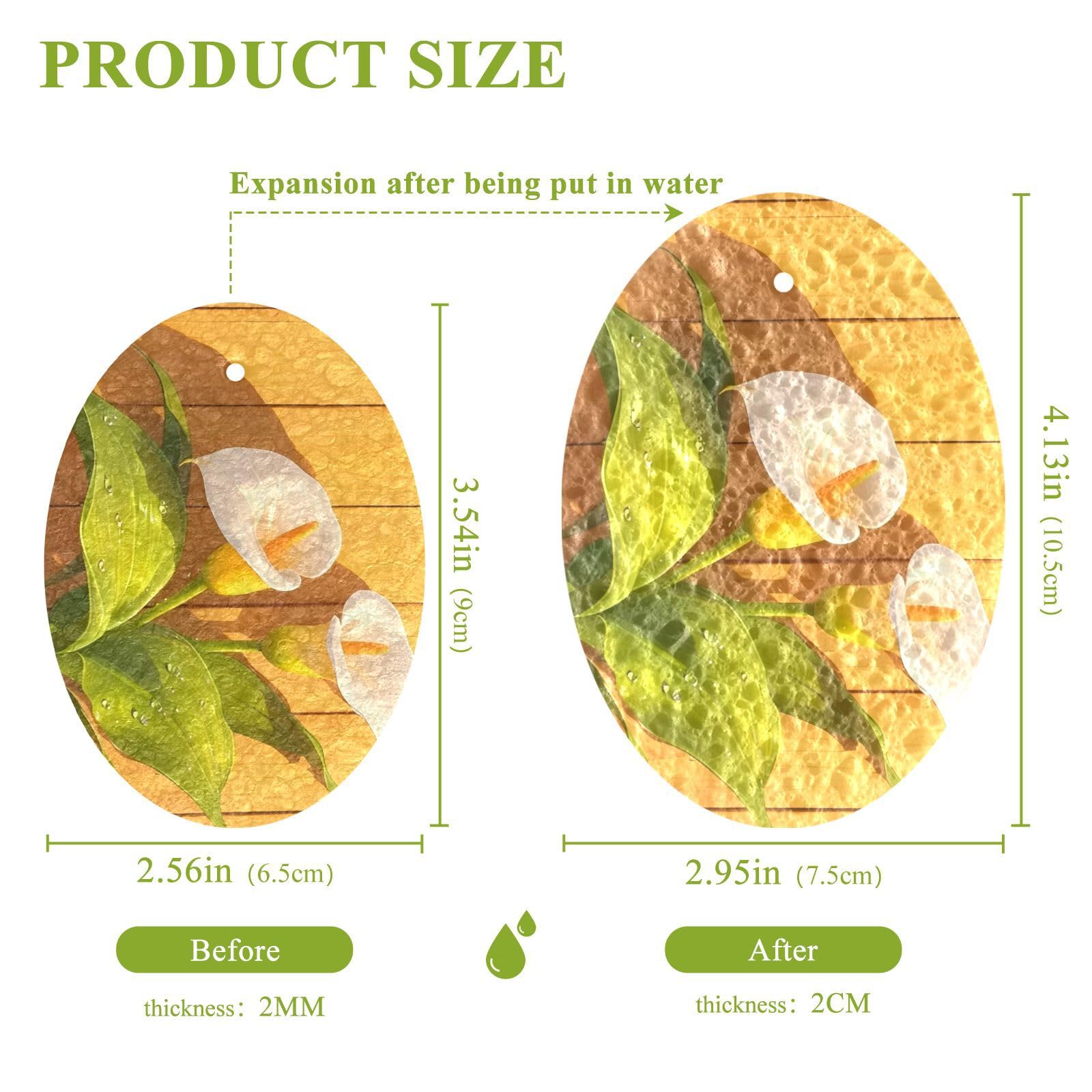 Absorbent Scrub sponges All-Purpose Dish sponges for Washing Dishes New Home Essentials (3 Count)