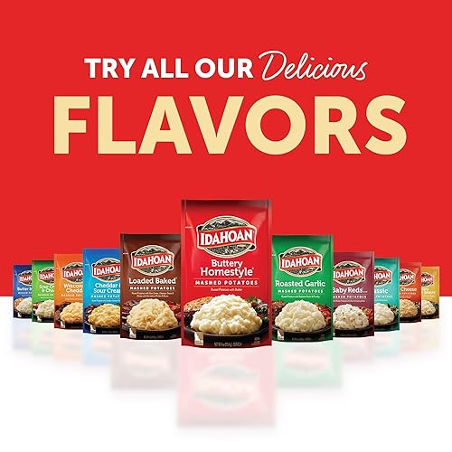 Miniatura 7 de Idahoan Puré de papas reducido en sodio, Buttery Homestyle, 4 onzas (paquete de 12)