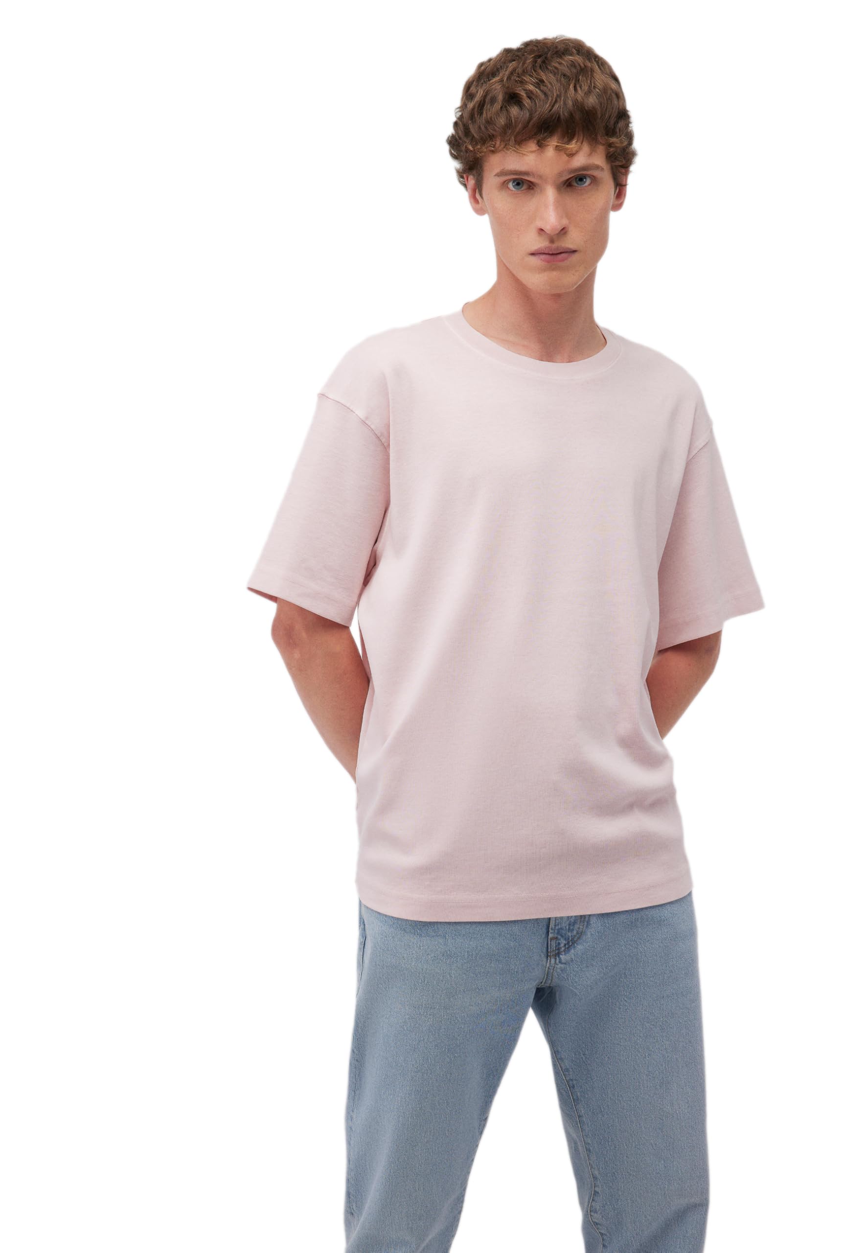 Mavi Men's Short Sleeve T-Shirt, Shrinking Violet, L, Shrinking Violet, L