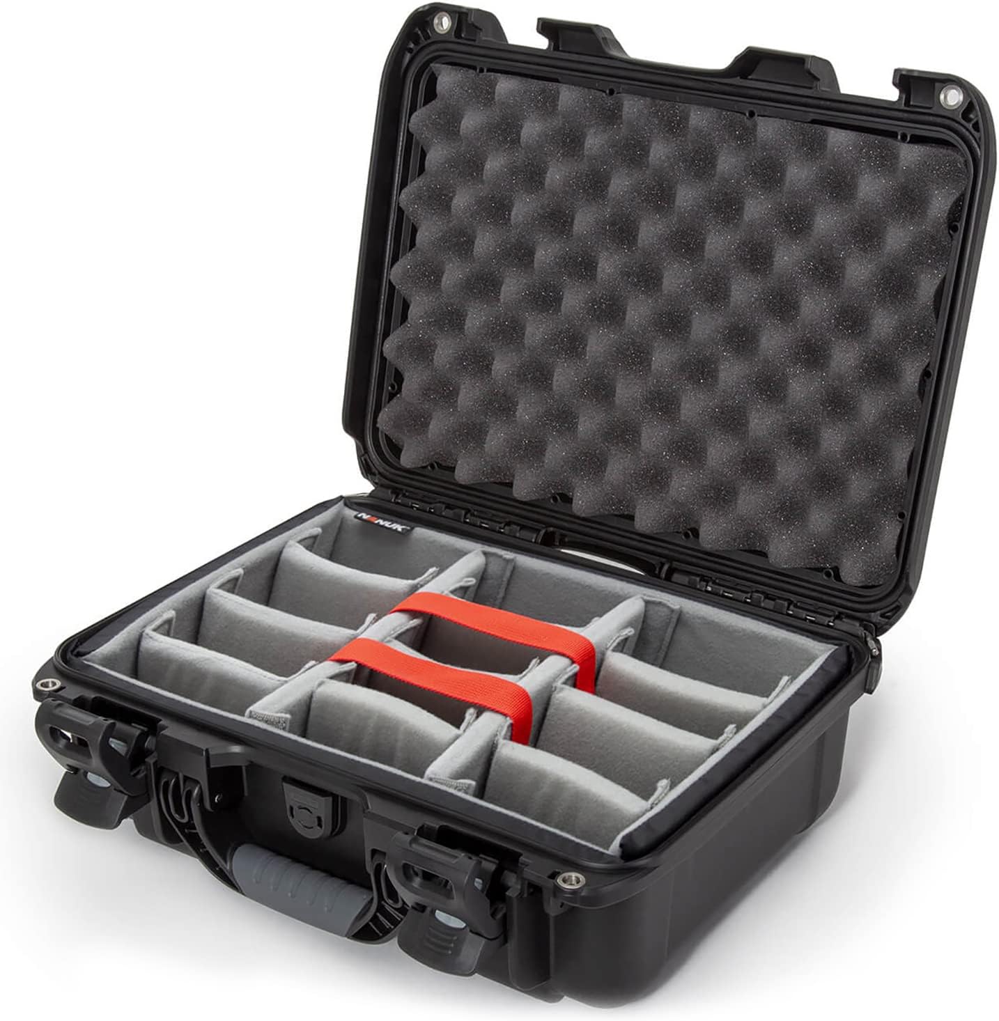 NANUK 920 Hard Case with Padded Divider, IP67 Waterproof, Dustproof and Impact Resistant, 16.7” x 13.4” x 6.8”, Rugged Construction for Ultimate Protection, Made in Canada – Black