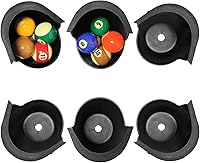 Vista 2 de Bolsillos de repuesto para mesa de billar, juego de 6 bolsillos para mesa de billar