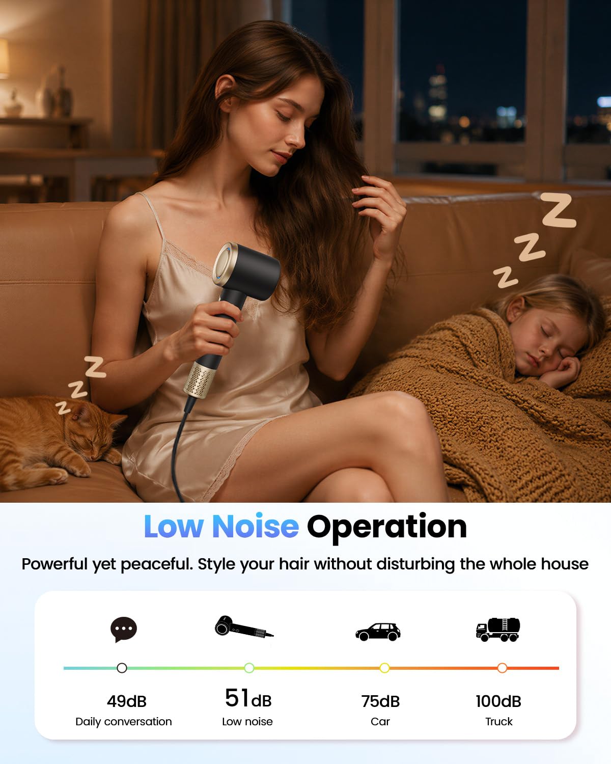 CONFU High-Speed Ionic Hair Dryer with Diffuser