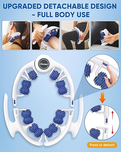 Miniatura 5 de ONUEMP Herramienta de masaje para celulitis, removedor de celulitis de drenaje linfático para piernas, masaje muscular de fascia con rodillos -