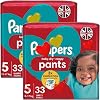 Nappies Bundle with 2 Packs of Baby-Dry Nappy Pants, Size 5 12-17kg, Disposable Diapers for Toddlers, All-Day Comfort, Overnight Leak Protection & Gentle Skin Care