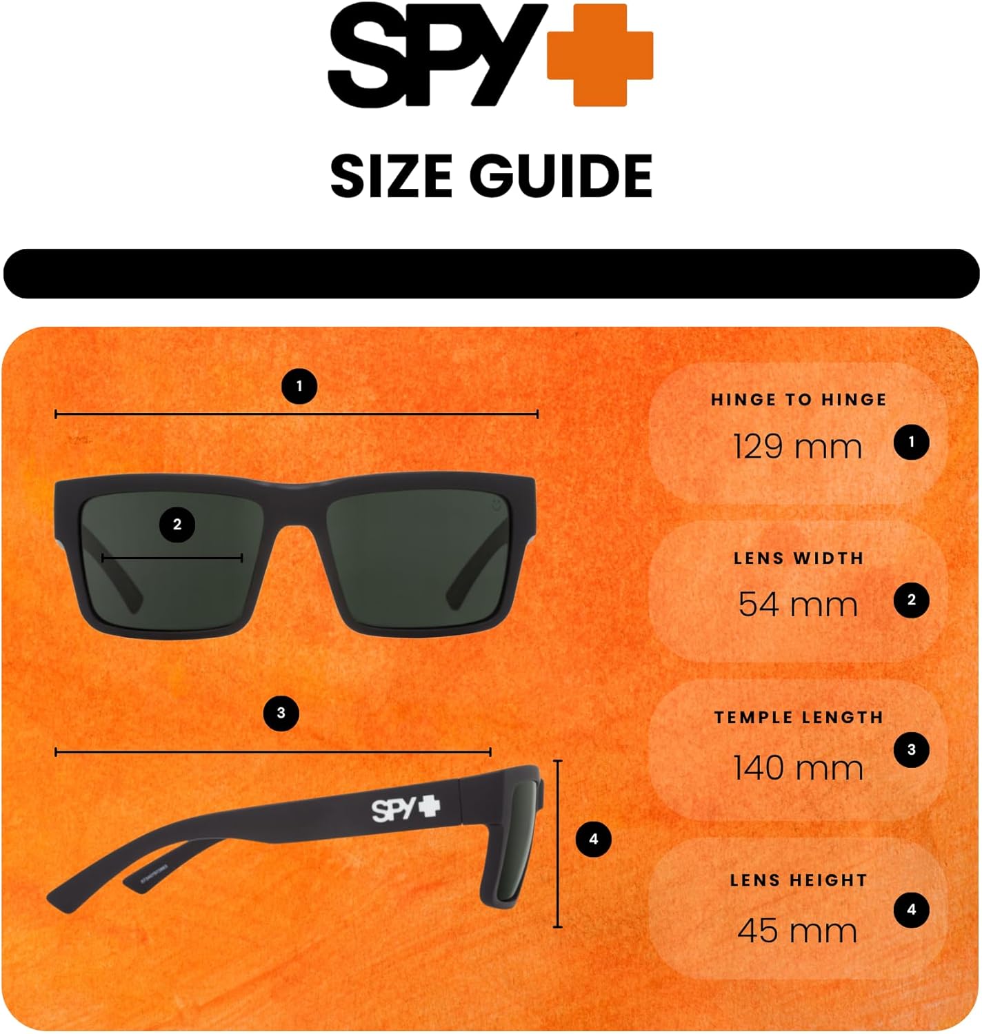 Spy Montana Square for Men +BUNDLE with ACCESSORY EYEWEAR KIT Sunglasses for Men - Image 4