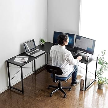 パソコンデスク ludwig Amazon | サンワダイレクト L字デスク パソコンデスク L字 モニター