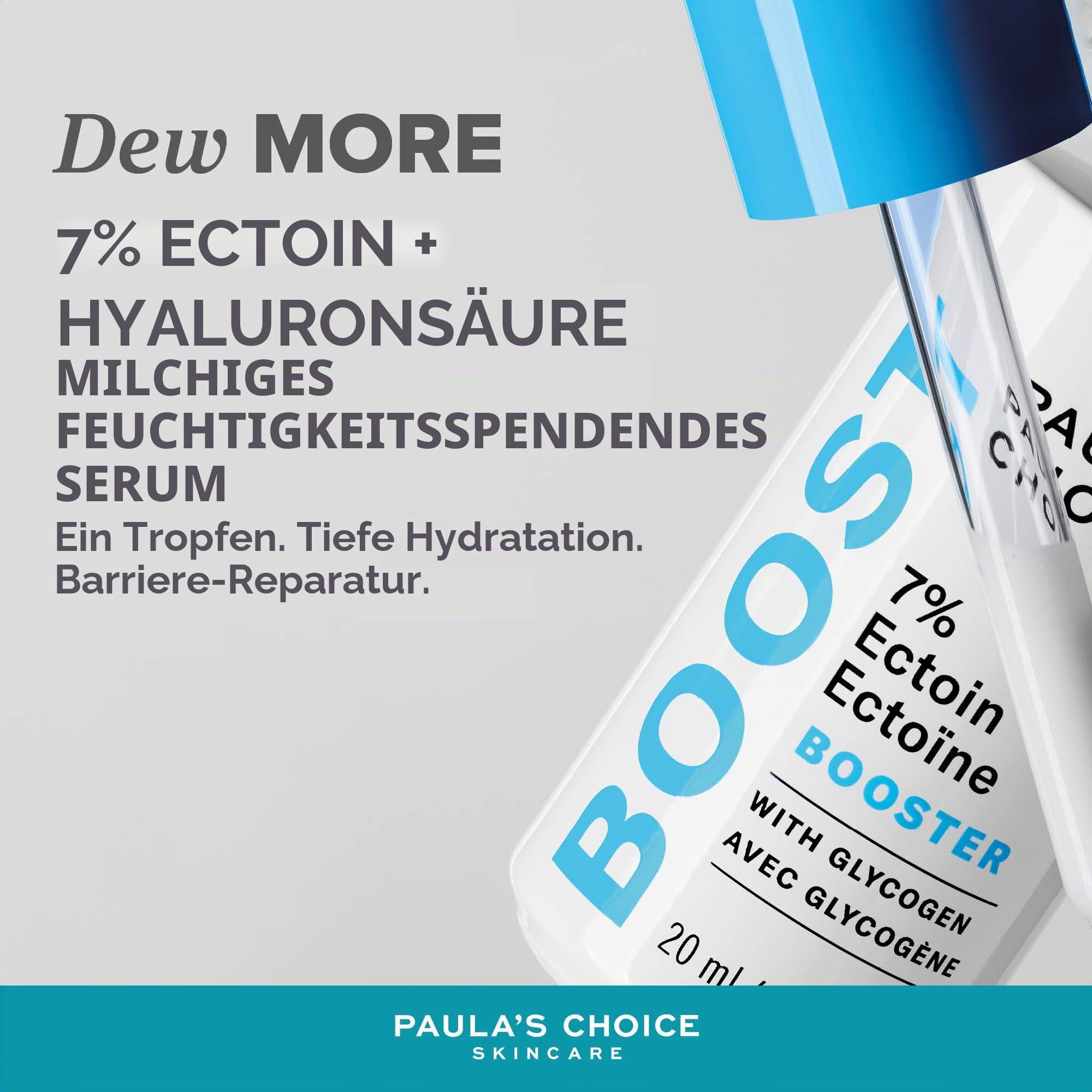 Paula's Choice 7% Ectoin + Hyaluronsäure Milky Hydrating Serum, 20 ml | Milchiges Feuchtigkeitsserum - 7 Barriereschutz-Vorteile in einem Tropfen - Beruhigt & Schützt die Haut - Rosazea-Empfindlich