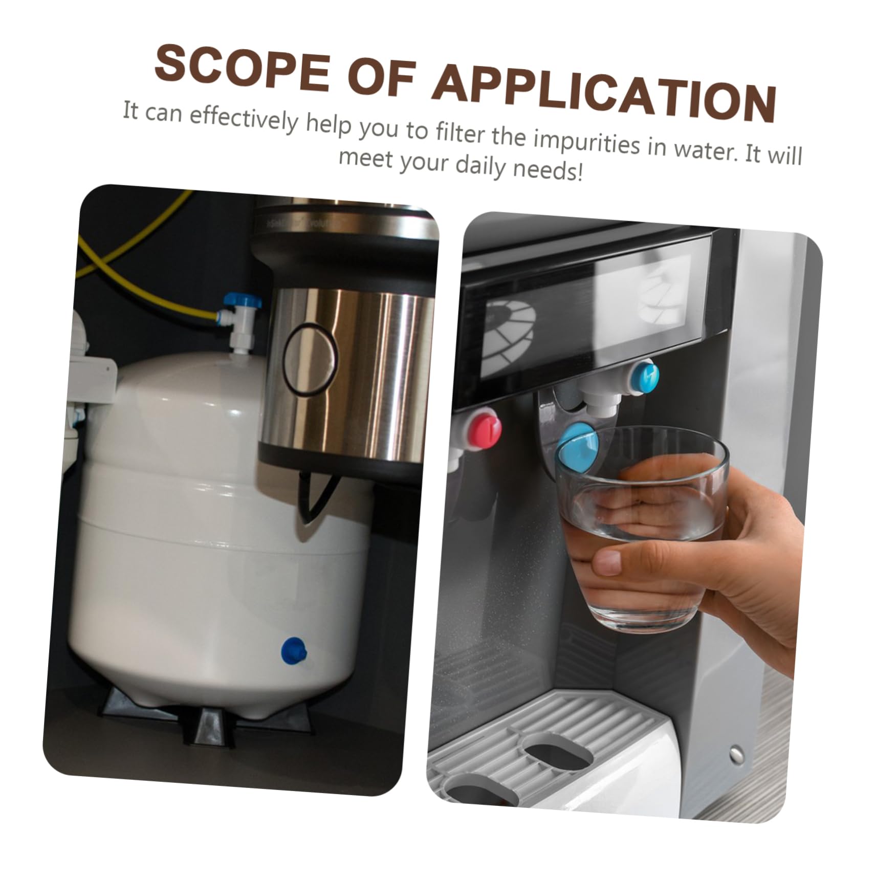 Amosfun Prefiltro Botella Prueba De Para Purificador De Agua Filtro De Sedimentos Para Cocina Botella Filtrante Para Agua Potable